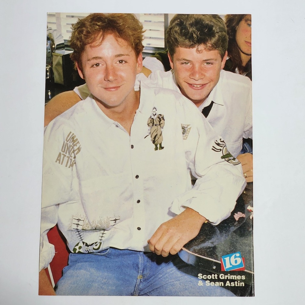 Scott Grimes Sean Astin Bros Luke Matt Goss poster pinup clipping vintage 8x10